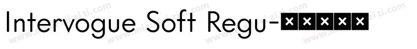 Intervogue Soft Regu字体转换